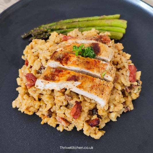 Creamy Chicken and chorizo risotto