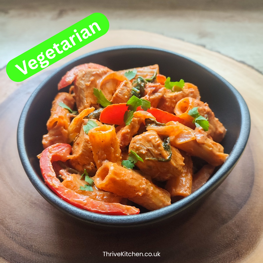 Creamy Tuscan Quorn Rigatoni