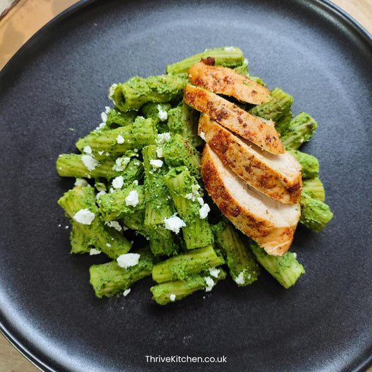 Super greens pasta and Chicken